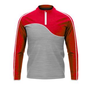 Sweat-shirt à séchage rapide extensible GAA Hurling Half Zip pour hommes Logo de votre marque Haut à demi-fermeture éclair pour le sport et le divertissement OEM - Product Image 6