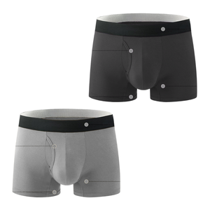 Confortable quotidien hommes boxeurs sous-vêtements forme européenne hommes vêtements concepteur bambou 180Gsm tailles personnalisées sous-vêtements pour hommes - Product Image 1