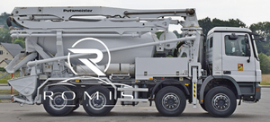 Camion Pompa per Calcestruzzo Mercedes-Benz Actros 8x4 con Sistema Idraulico Diesel, Colore Bianco - Product Image 3