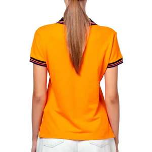 100% coton femmes Polo vente directe d'usine personnalisé imprimé et broderie Logo Polo pour les femmes - Product Image 4