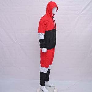 Ensemble de survêtement d'hiver imprimé en polyester/nylon, pantalon de survêtement à taille élastique, veste coupe-vent, pantalon, ensemble unisexe, jogging sportif - Product Image 6