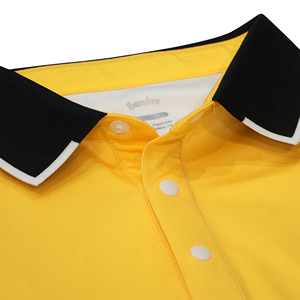 Polo de golf de poliéster Spandex para hombre con impresión por sublimación personalizada de Vietnam - Product Image 2