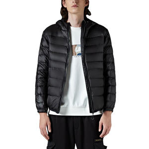 Chaqueta acolchada impermeable larga acolchada con relleno de lana de invierno para hombre de alta calidad para el trabajo - Product Image 1