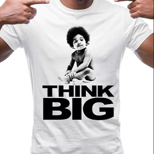 T-shirt ample à coupe carrée pour hommes, en coton épais et surdimensionné, avec broderie 3D, T-shirt simple à lettres de créateur - Product Image 1