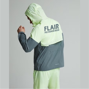 Chaqueta Cortavientos Impermeable y Transpirable con Capucha Plegable para Hombre, con Cremallera, para Correr y Lluvia - Product Image 4