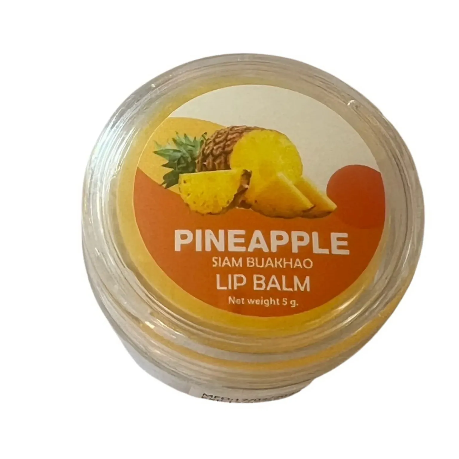 Lib Balm Trái Cây Dứa Pitrolatum Dầu Dừa Lip Oil Make Up Bàn Chải Vitamin Lip Gloss Lip Gloss Ống Trang Điểm Kích Thước 5 Gm