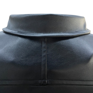 Veste de motard classique pour hommes personnalisée veste de motard en cuir PU avec logo brodé - Product Image 4