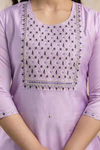 Ensemble Kurta de Haute Qualité Fait Main avec Dupatta Design pour Mariage, Soirée, Tenue Ethnique, Cadeau pour Elle - Product Image 6