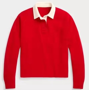 Custom Breathable Gym Yoga Fitness <b>Polo</b> Short Sleeve Quarter Zipper <b>Women</b> T-<b>Shirts</b> Color Block <b>Polo</b> Sports <b>Polo</b> <b>Shirt</b> - Product Image 5