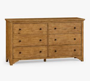 6 מגירות ריהוט עץ מלא אלגנטי-ציפוי טבעי סלון אלון נעל ארון מתלה - Product Image 1