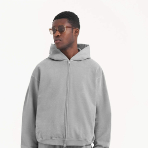 Comfortable Slim Fit Zipped Hoodie for Men Designed With Lightweight Fabric and Versatile Style Suitable - Product Image 1