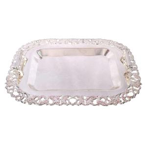 Nouvel arrivage à la recherche d'aliments décoratifs faits à la main salade Dessert serveur plateau maison hôtel Restaurant restauration plateaux de service - Product Image 3