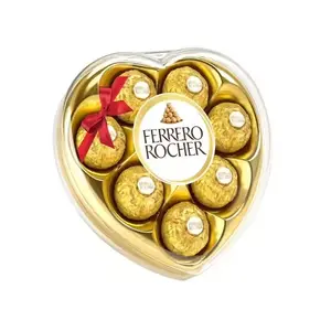 Ferrero Rocher Fine Hazelnut Milk Chocolate, 24 Count, Chocolate Candy Gift Box