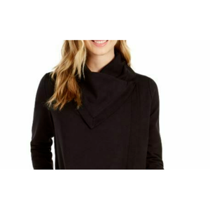 Ideology Giacca da donna X-Small con chiusura a scatto, modello avvolgente, colore nero - Product Image 2