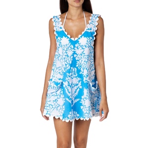 เสื้อแขนกุดเปิดหลังแขนกุดเปิดหลังแขนกุดพิมพ์ลายเซ็กซี่เสื้อคลุมลูกไม้น่ารักสำหรับวันหยุดฤดูร้อนหรูหราสินค้าออกใหม่ - Product Image 1