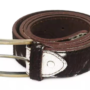 Customizable Cowhide Leather <b>Belts</b> for Men Women Children New Design with Chic Western Fashion Price with Chic Cow Hair <b>Belts</b> - Product Image 2