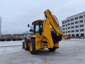 Tracteur 4WD avec chargeur frontal et pelle rétrocaveuse pour l'ingénierie et la construction - Product Image 2