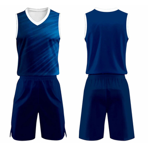 Uniforme de basket-ball sans manches pour homme, couleur personnalisée, 100% polyester, antibactérien, respirant, imprimé par transfert thermique, nom de l'équipe personnalisé - Product Image 1