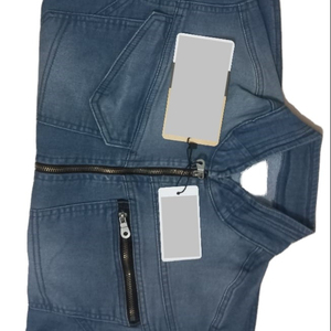 Nueva chaqueta vaquera lavada de moda para hombre, ropa de hombre de alta calidad con cremallera metálica para la elección del motorista y la chaqueta universitaria joven - Product Image 2