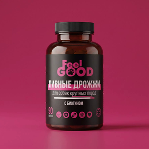 <span class=keywords><strong>FeelGOOD</strong></span> Large Breed Shine – Comprimés ultimes à la biotine et à la levure de bière pour chiens adultes |   Enrichi en vitamine E |   Santé de la peau et des poils - Product Image 1