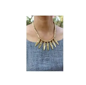 Collar de latón personalizado de alta calidad, cadena de latón sólido, diseño moderno - Product Image 1