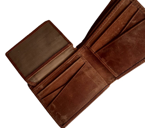 Hot Selling Top Quality Multi-functional Vintage Men Wallet Genuine Leather Short Wallets From Pakistan Reasonable Price OEM - Product Image 1