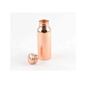 Pure Copper Bottle Shine Finished for Water Drinking <b>Office</b> & School Use Leak Proof Copper Bottle - Product Image 3