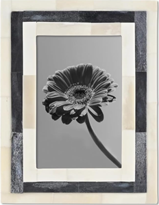 Cadre photo classique en incrustation d'os avec incrustation de résine d'os Taille de personnalisation en bois rectangulaire pour l'affichage de photos - Product Image 4