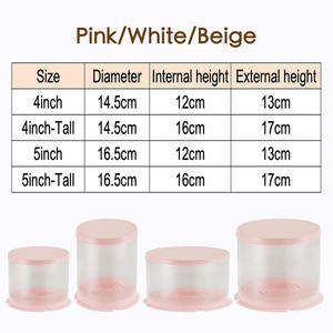 Caja de Pastel Transparente Alta para Bodas, de PET, con Ventana Personalizable, Reciclable, de Lujo, para Cumpleaños, para Invitados, Venta al por Mayor Personalizada - Product Image 3