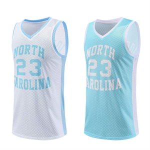 Maillot de basket-ball unisexe sur mesure grande taille respirant entraînement vêtements de sport sans manches cou pour adultes - Product Image 1