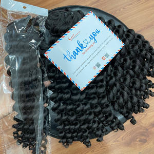 2025ผม100% เรมี่แท้ผมหยิกจากเวียดนามผมดิบผ้าคู่ทอสีธรรมชาติสำหรับผู้หญิง - Product Image 1