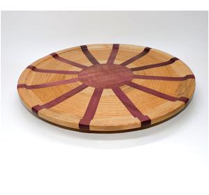 Top attrayant en bois paresseux Susan artisanat différent 2 tailles en gros rond en bois paresseux Susan pour la cuisine - Product Image 5