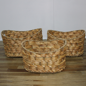 Artex Dong Thap jacinthe d'eau tissé paniers de rangement fait à la main décoratif maison organisateur et coffrets cadeaux Vietnam - Product Image 6