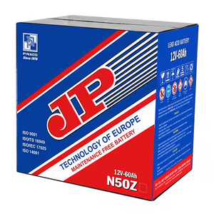 แบตเตอรี่ความจุสูงแบบแห้ง N50ZL (12V-60Ah) สำหรับรถยนต์และเรือ - Product Image 2