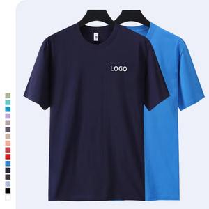 Venta al por mayor de diseño personalizado camiseta personalizada con impresión de logotipo Unisex algodón en blanco liso camiseta para hombres - Product Image 3