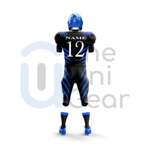 Conjunto de uniformes de fútbol americano personalizado OEM, venta al por mayor, camisetas y pantalones de fútbol, UNIFORMES DE EQUIPO sublimados de alta calidad - Product Image 4