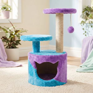 Amistar Azure Rainbow – Premium All Size <b>Cat</b> Scratcher, Colorful Sisal Post, Fun & Durable <b>Cat</b> Playground - Product Image 4