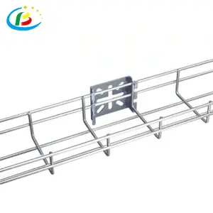 Hot Dipped Galvanized Wire Mesh Cable Tray Accessories Wire Basket Cable Tray