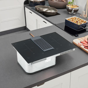 Campana Extractora de <span class=keywords><strong>Cocina</strong></span> Integrada de la Marca Ohigitecki, <span class=keywords><strong>Cocina</strong></span> de Inducción Eléctrica de 4 Quemadores, Panel de Cerámica, Campana Extractora de Extracción Descendente, Uso Doméstico - Product Image 3