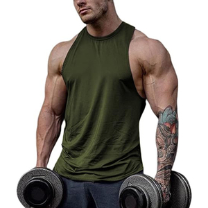 T-shirt d'entraînement à séchage rapide pour hommes, hauts actifs, chemise de compression à manches courtes, couche de base, vêtements de sport en gros - Product Image 4