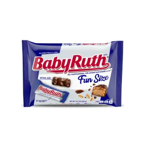 Baby Ruth, Schokolade, Erdnuss, Karamel, Nougat, lustige Größe Zuckerwaren, 10,2 Unzen