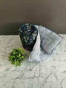 Indian Handmade Block Print Quilt Quilted Razai Boho Reversible Bedding Bedroom Decor - Product Image 2