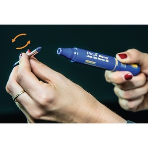 <b>BIG</b> INK Smart-Use-Marker XL Permanent Blue Marker Pen with 2-4 mm Round Tip XL Size - Product Image 5