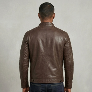 Chaqueta de Cuero Personalizada para Hombre, con Costuras de Textura Suave, Ajuste Cómodo, Diseños Personalizados, Prenda de Moda en Cuero Premium y Duradero - Product Image 2