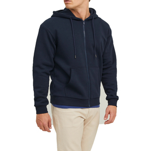 Sudadera con capucha de calidad superior para hombre, ropa de calle con logotipo personalizado, jersey de gran tamaño, sudadera de Hip Hop al por mayor, sudaderas holgadas con cremallera, OEM - Product Image 6