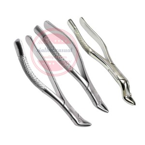 Ensemble de pinces d'extraction dentaire en acier inoxydable 3 pièces Instruments dentaires chirurgicaux - Product Image 6