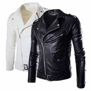 <b>jacket</b> for <b>men</b> <b>Sheepskin</b> <b>Men</b> Genuine Black Hooded Leather <b>Jacket</b> Lambskin Waxed Brown Leather <b>Jackets</b> For <b>Men</b> With Removable - Product Image 2