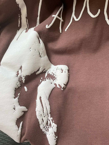 T-shirt en molleton français de gros de Outfitize International, poids lourd, design streetwear personnalisé - Product Image 2