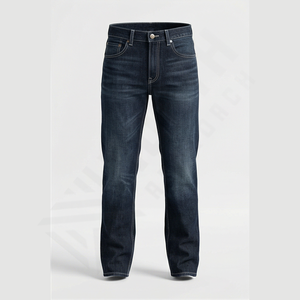Jeans de Hombre de Alta Calidad, 100% Algodón, Corte Slim Fit, Nuevo Estilo Moderno, Cintura Alta, Pierna Recta, Cómodos y Elásticos - Product Image 1