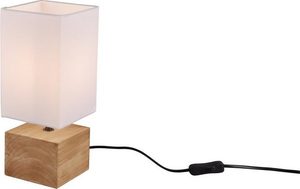 Lámpara de mesa de madera de calidad al por mayor con diseño único 46cmxW35cm tamaños ideales para el hogar con base de bombilla E26 LED/estilo de techo LED - Product Image 5
